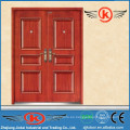 JK-AF9003 Puerta de madera moderna de JieKai diseña / diseño de la puerta principal de acero / puerta blindada con el certificado del CE